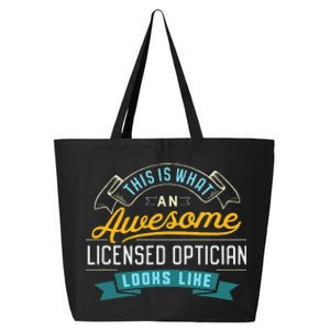 Funny Optician Awesome Job Occupation 25L Jumbo Tote