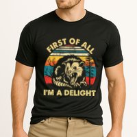 First Of All IM A Delight Sarcastic Angry Opossum Performance Shirt