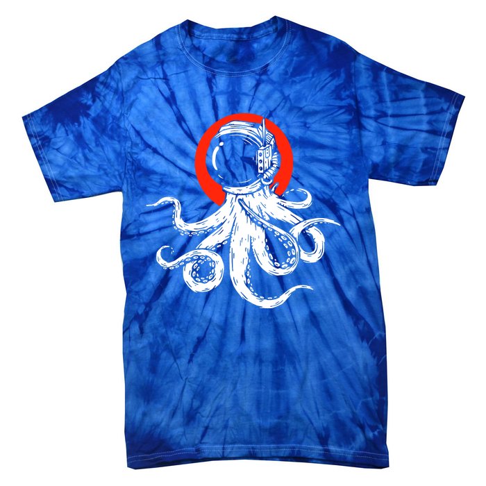 Funny Octopus Alien Tie-Dye T-Shirt