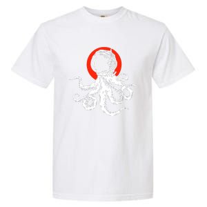 Funny Octopus Alien Garment-Dyed Heavyweight T-Shirt