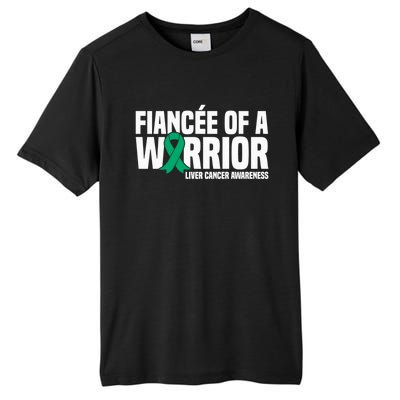 Fiancee Of A Warrior Liver Cancer Awareness Meaningful Gift Tall Fusion ChromaSoft Performance T-Shirt