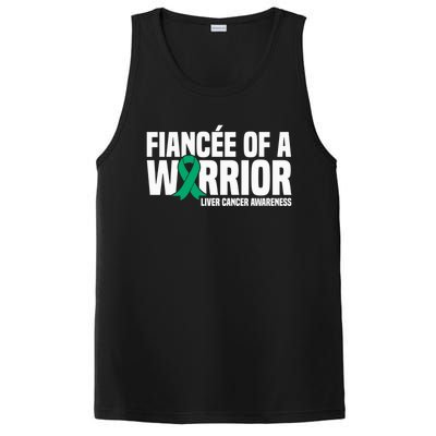 Fiancee Of A Warrior Liver Cancer Awareness Meaningful Gift PosiCharge Competitor Tank