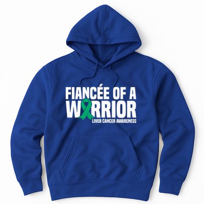 Fiancee Of A Warrior Liver Cancer Awareness Meaningful Gift Hoodie