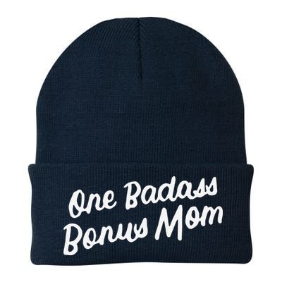 Funny One Badass Bonus Mom Gift For Stepmom MotherS Day Beanie