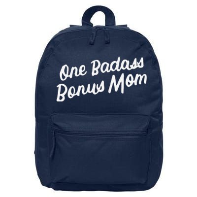 Funny One Badass Bonus Mom Gift For Stepmom MotherS Day 16 in Basic Backpack