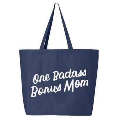 Funny One Badass Bonus Mom Gift For Stepmom MotherS Day 25L Jumbo Tote