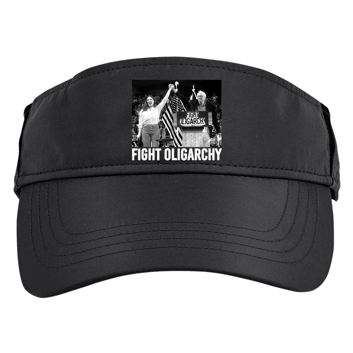 Fight Oligarchy Bernie Sanders And AOC Freedom US Anti Trump  Adult Drive Performance Visor
