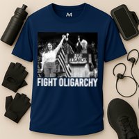 Fight Oligarchy Bernie Sanders And AOC Freedom US Anti Trump  Cooling Performance Crew T-Shirt