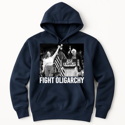 Fight Oligarchy Bernie Sanders And AOC Freedom US Anti Trump  Hoodie