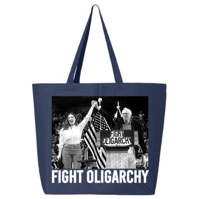 Fight Oligarchy Bernie Sanders And AOC Freedom US Anti Trump  25L Jumbo Tote