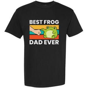 Frog Owner Best Frog Dad Ever Pet Frog Garment-Dyed Heavyweight T-Shirt