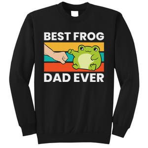 Frog Owner Best Frog Dad Ever Pet Frog Sweatshirt