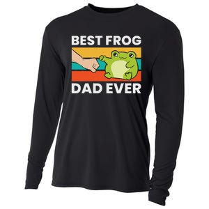 Frog Owner Best Frog Dad Ever Pet Frog Cooling Performance Long Sleeve Crew