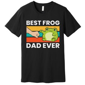 Frog Owner Best Frog Dad Ever Pet Frog Premium T-Shirt