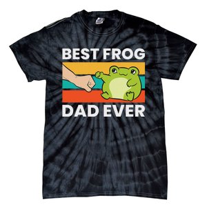 Frog Owner Best Frog Dad Ever Pet Frog Tie-Dye T-Shirt