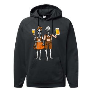 Funny Oktoberfest Beer Germany German Performance Fleece Hoodie