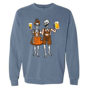 Funny Oktoberfest Beer Germany German Garment-Dyed Sweatshirt