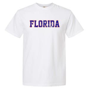 Florida Orange Blue Retro Fl Garment-Dyed Heavyweight T-Shirt