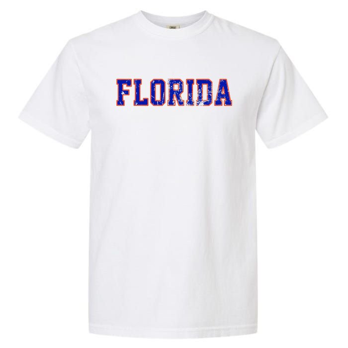 Florida Orange Blue Retro Fl Garment-Dyed Heavyweight T-Shirt