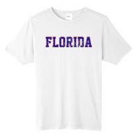 Florida Orange Blue Retro Fl Tall Fusion ChromaSoft Performance T-Shirt