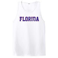 Florida Orange Blue Retro Fl PosiCharge Competitor Tank