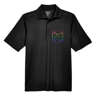 Funny Ouija Board Halloween Costume Men's Origin Performance Piqué Polo