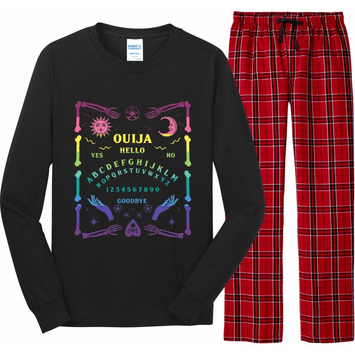 Funny Ouija Board Halloween Costume Long Sleeve Pajama Set