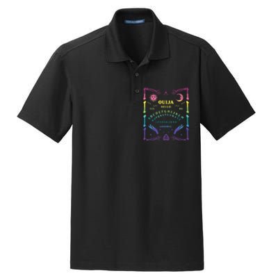 Funny Ouija Board Halloween Costume Dry Zone Grid Polo