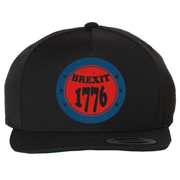 Funny Original Brexit 1778 4th of July Vintage Retro Wool Snapback Cap