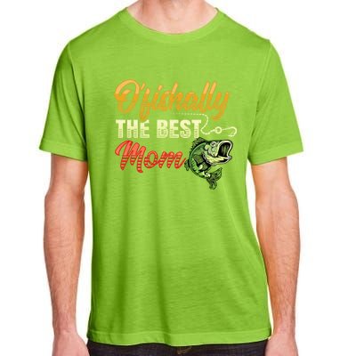 Fisher Ofishally Best Mom Fishing Cute Fisher Gift Adult ChromaSoft Performance T-Shirt