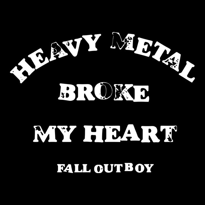 Fall O.U.T Boy Heavy Metal Broke My Heart 2025 Drawstring Bag