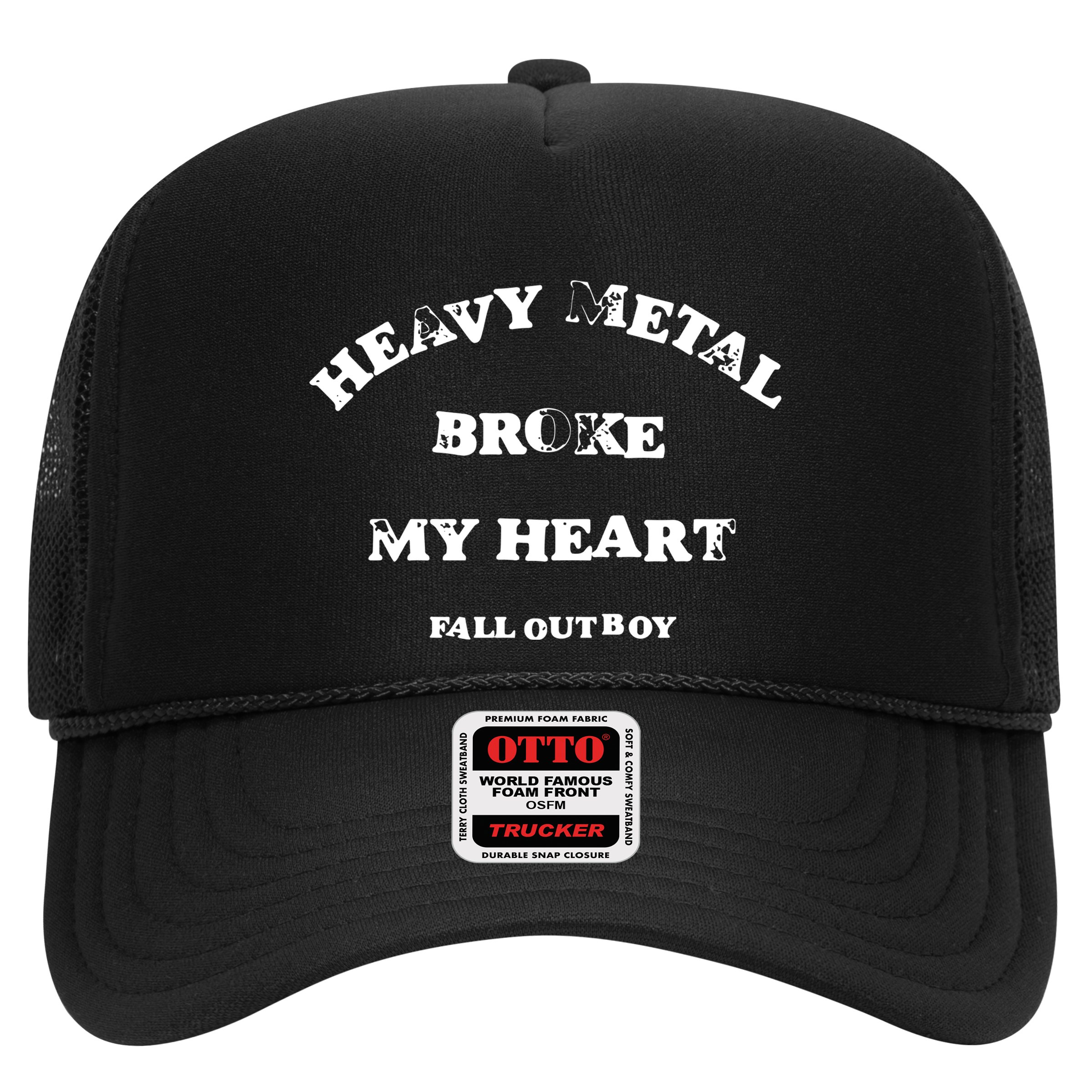 Fall O.U.T Boy Heavy Metal Broke My Heart 2025 Hat
