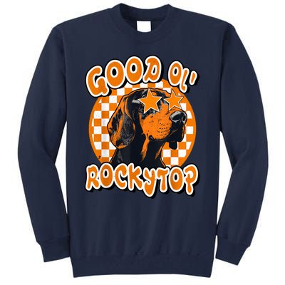 Funny Orange Blooded Tennessee Hound Native Home Tn Pride Tall Sweatshirt