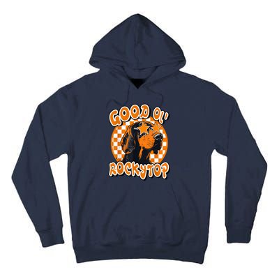 Funny Orange Blooded Tennessee Hound Native Home Tn Pride Tall Hoodie