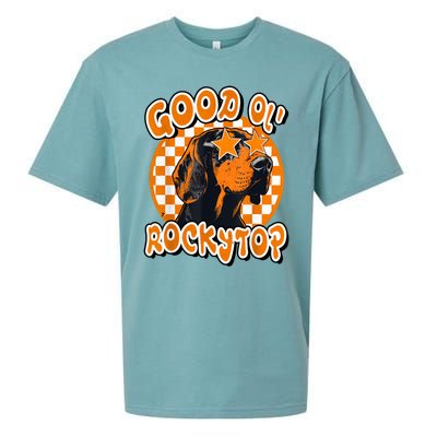 Funny Orange Blooded Tennessee Hound Native Home Tn Pride Sueded Cloud Jersey T-Shirt