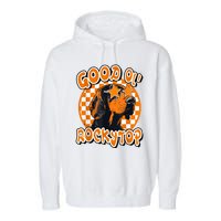 Funny Orange Blooded Tennessee Hound Native Home Tn Pride Garment-Dyed Fleece Hoodie