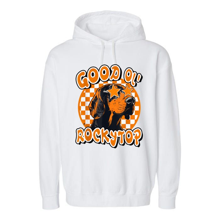 Funny Orange Blooded Tennessee Hound Native Home Tn Pride Garment-Dyed Fleece Hoodie