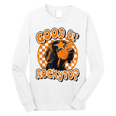 Funny Orange Blooded Tennessee Hound Native Home Tn Pride Long Sleeve Shirt