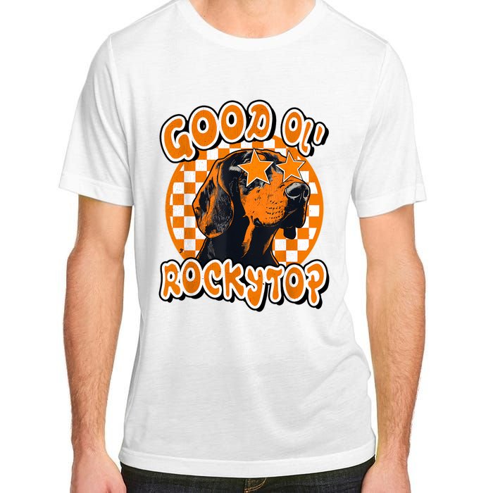 Funny Orange Blooded Tennessee Hound Native Home Tn Pride Adult ChromaSoft Performance T-Shirt