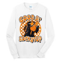 Funny Orange Blooded Tennessee Hound Native Home Tn Pride Tall Long Sleeve T-Shirt