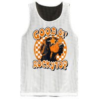 Funny Orange Blooded Tennessee Hound Native Home Tn Pride Mesh Reversible Basketball Jersey Tank