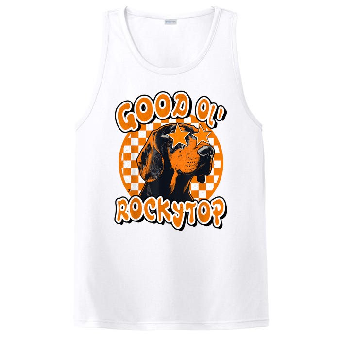 Funny Orange Blooded Tennessee Hound Native Home Tn Pride PosiCharge Competitor Tank