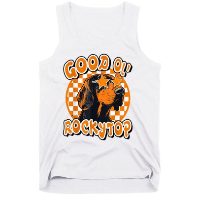 Funny Orange Blooded Tennessee Hound Native Home Tn Pride Tank Top