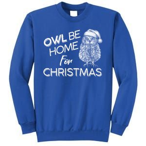 Funny OWL Be Home For Christmas Sweatshirt