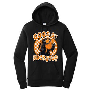 Funny Orange Blooded Tennessee Hound Native Home Tn Pride Women's Pullover Hoodie