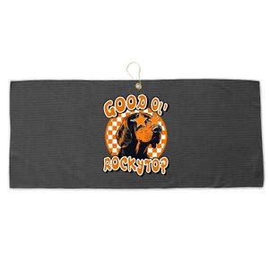 Funny Orange Blooded Tennessee Hound Native Home Tn Pride Large Microfiber Waffle Golf Towel