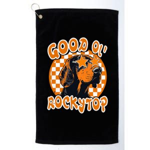 Funny Orange Blooded Tennessee Hound Native Home Tn Pride Platinum Collection Golf Towel