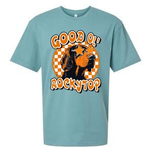 Funny Orange Blooded Tennessee Hound Native Home Tn Pride Sueded Cloud Jersey T-Shirt