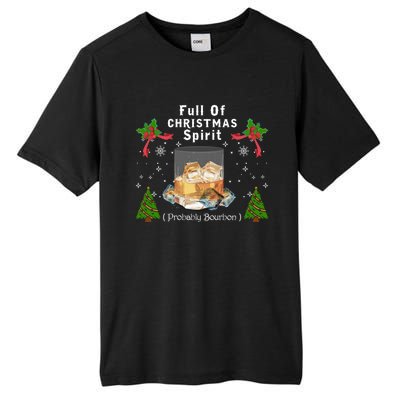 Full Of Christmas Spirit Clothing Funny Xmas Holiday Gifts Tall Fusion ChromaSoft Performance T-Shirt