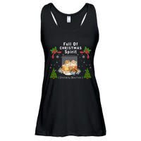 Full Of Christmas Spirit Clothing Funny Xmas Holiday Gifts Ladies Essential Flowy Tank